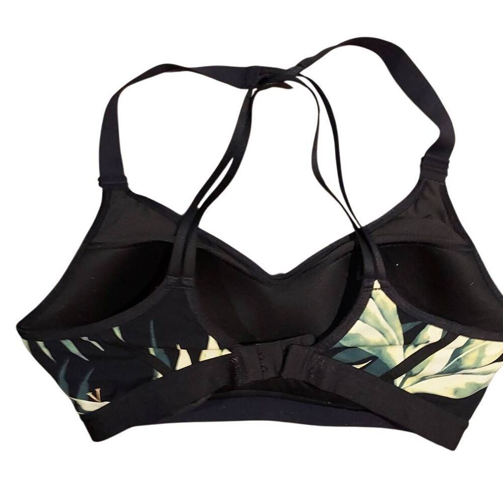 Victoria’s Secret 32D Palm‑Print VSX Strappy Bralette/Sports Bra – Criss‑Cross B - Picture 2 of 5